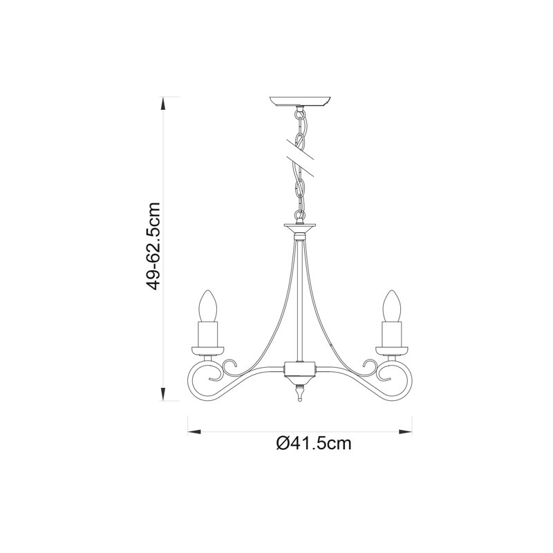 Arness 8 Light Candle Style Chandelier Arness 8 Light Candle Style Chandelier